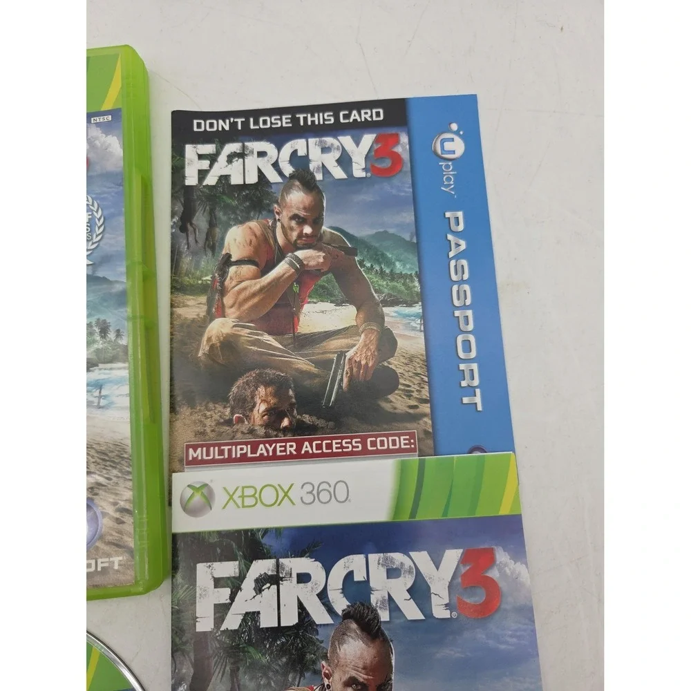 Far Cry 3 (Microsoft Xbox 360, 2012) CIB W/manual - Tested - Very Good